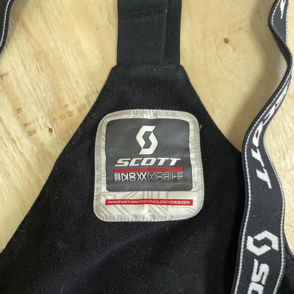 Y2K Scott Waterproof Snowmobile Ski Pants Racing Neon Orange Motorsport Men Sz M - Picture 6 of 16